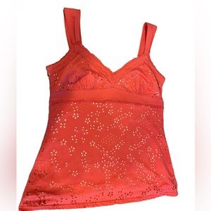 Halogen Nordstrom brand coral Tank Top size s